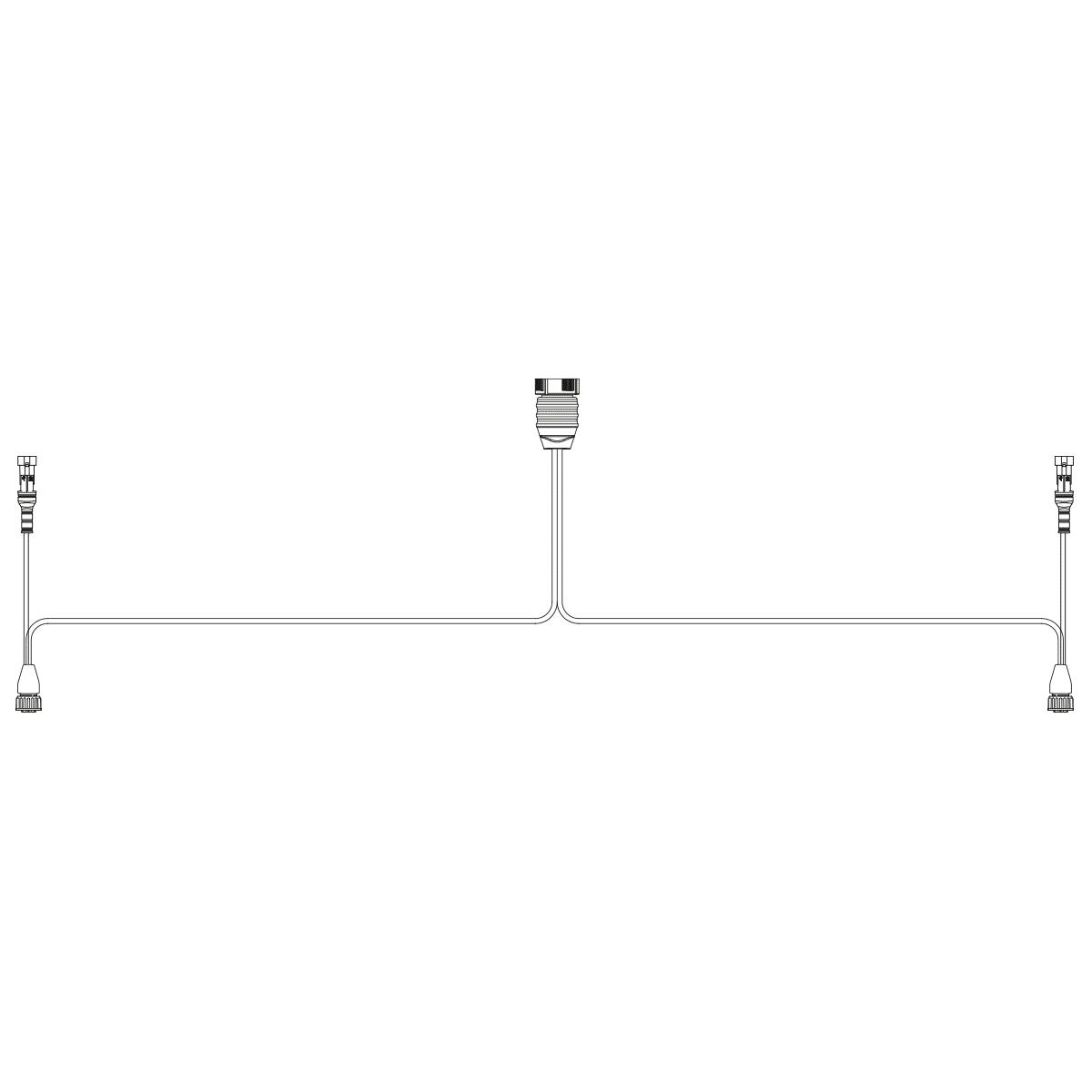 Achterlichtkabel 15P baj. naar 2x 7-PIN's AMP incl. zij-kabe-KS1-4200-2