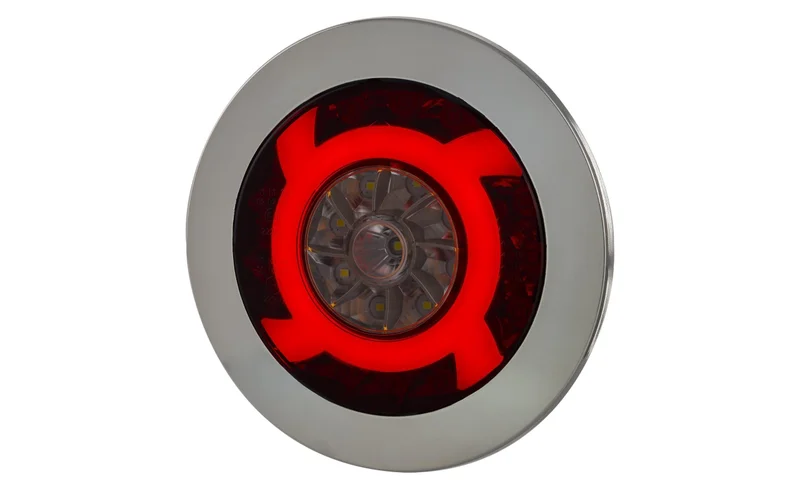 Inbouw LED mistlicht met achteruitrijlicht | 120mm. | 12-24v | 1