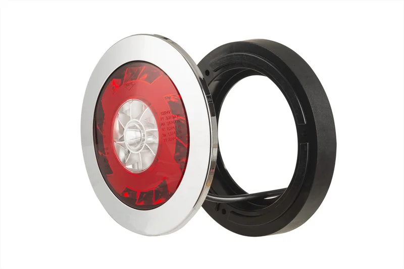 Inbouw LED mistlicht met achteruitrijlicht | 120mm. | 12-24v | 1