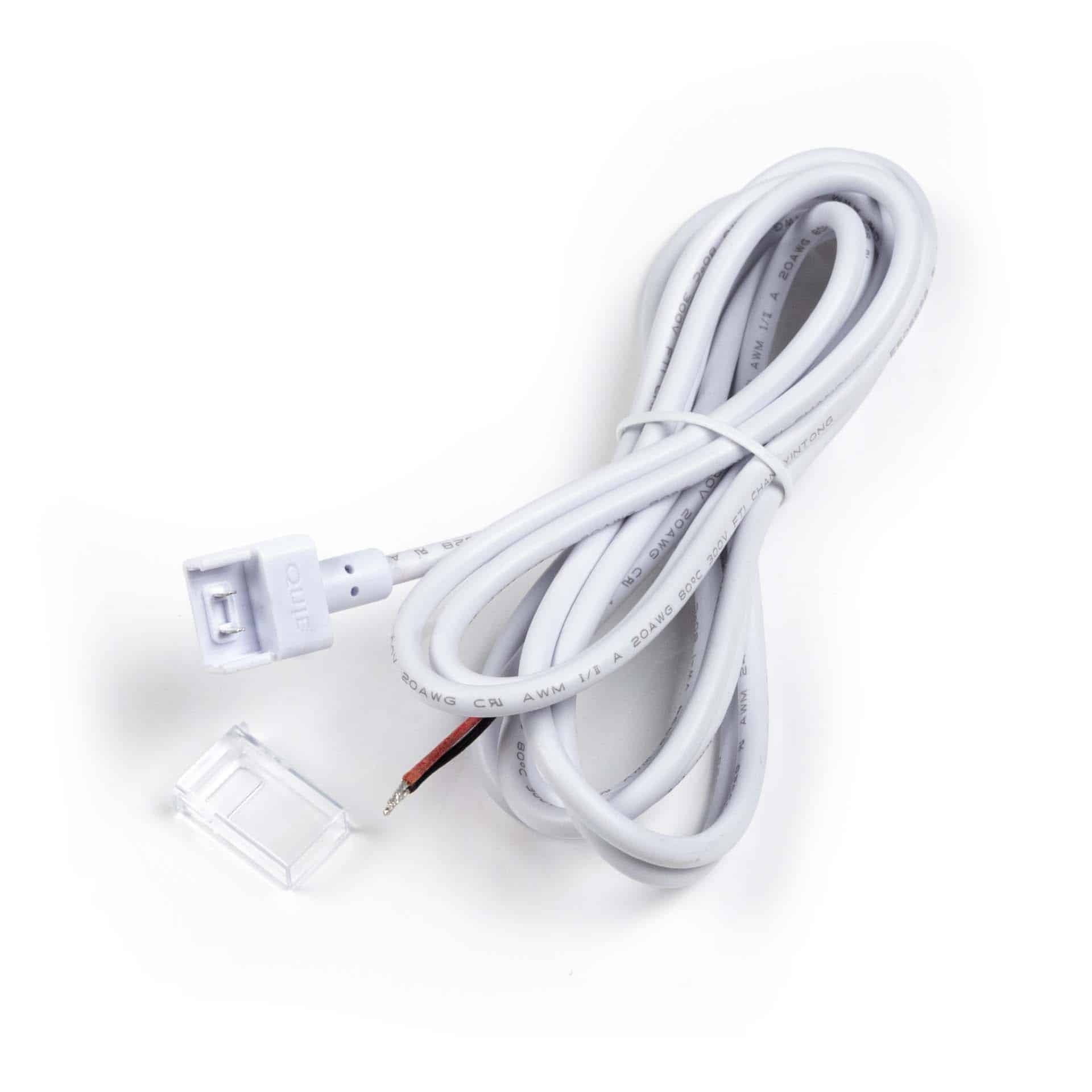 Klik-connector IP68 tbv LED strip (conn. - 200cm kabeleind)-BAC-1001-2M-2