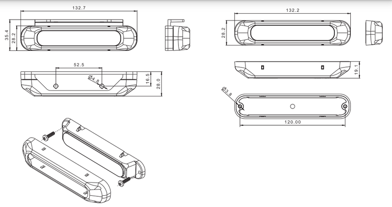 LED Dagrijverlichting (set) | DR-300-DR-300-7