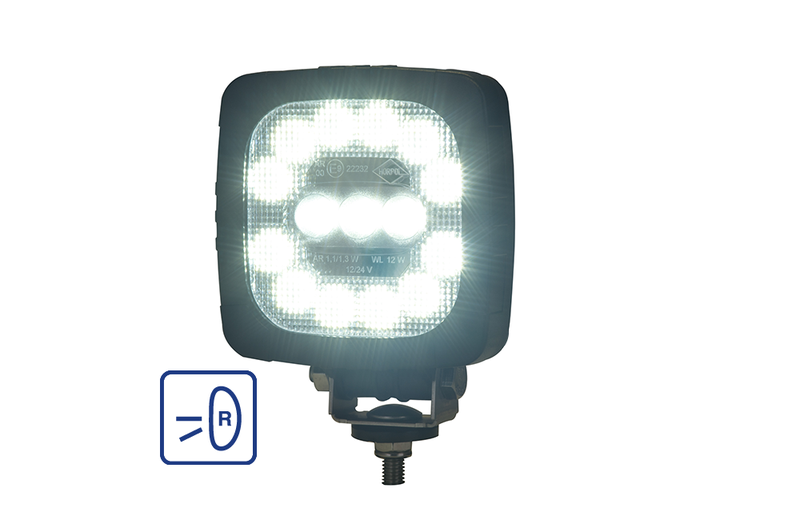 LED ECE-R23 Werklamp 1000lm - 12W - 12-24v - 1