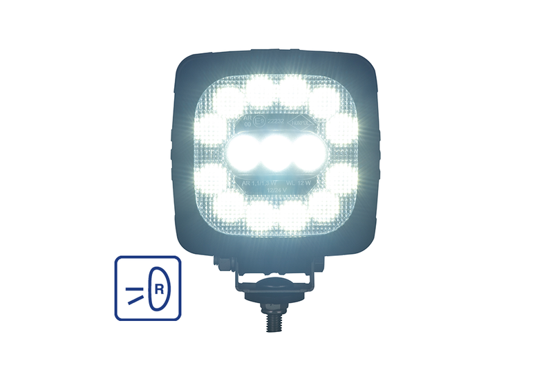 LED ECE-R23 Werklamp 1000lm - 12W - 12-24v - 1