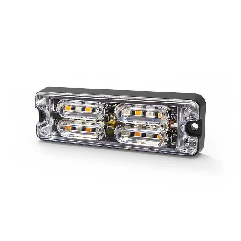 LED R65 flitser amber 12 LED's 12-24v