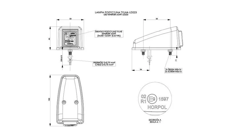 LED Toplicht rood | 12-24v | MV-3400R-MV-3400R-3