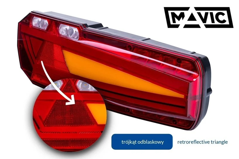 LED Trailer Neon trailerlicht links 12-24v 7-PIN's AMP | VC-5001B7-VC-5001B7-6