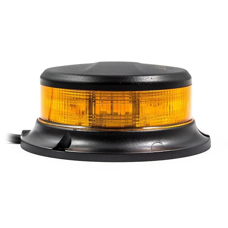 LED Zwaailamp amber met amber lens | 12-24v | 3-bouts | R65 | S07ZL601AA-S07ZL601AA