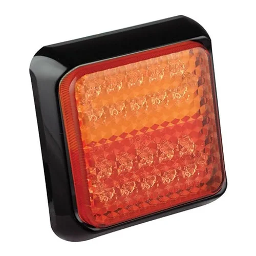 LED achterlicht met zwarte rand | 12-24v | 40cm. kabel | 80BSTIME-80BSTIME