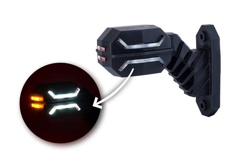 LED breedtelamp compact rechts 12-24v | MB-6052RWA-MB-6052RWA