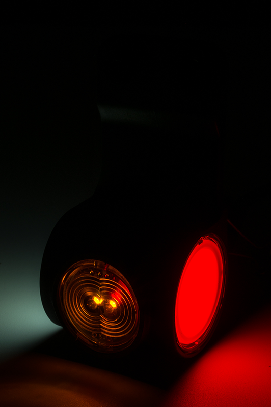 LED breedtelamp links neon rood-wit-amber 12-24v 60cm kabel-MB-4751RWA-3