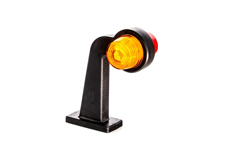 LED breedtelamp links rood-amber 12-24v 30cm kabel-MB-2011RA-2