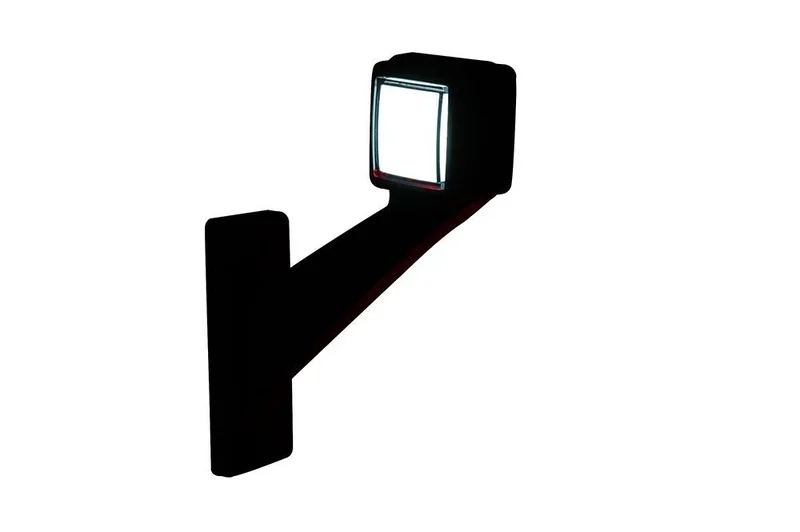 LED breedtelamp links rood-wit 12-24v 50cm kabel-MB-4961RW