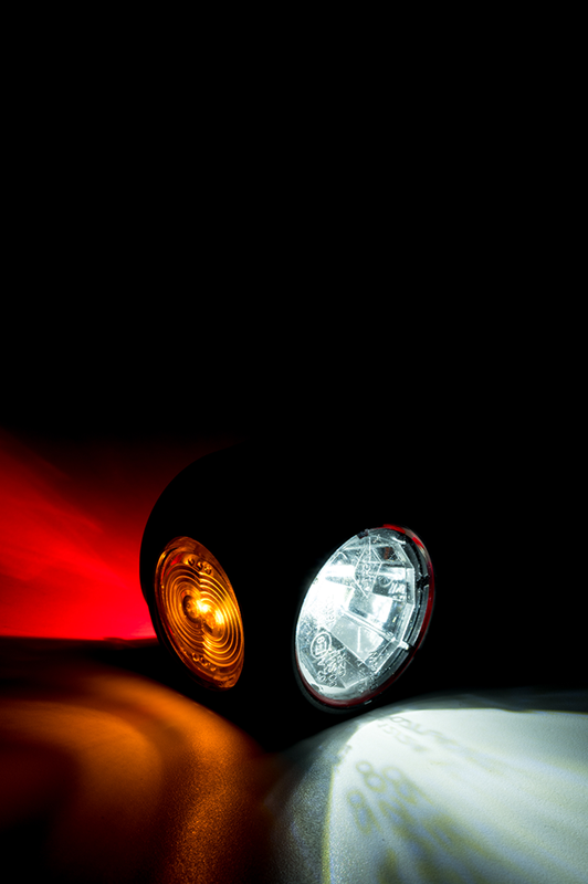 LED breedtelamp links rood-wit-amber 12-24v 60cm kabel-MB-4852RWA-5