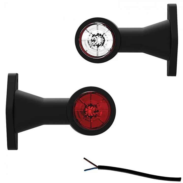 LED breedtelamp | rechte steel | 12-24v | 50cm. kabel | M10BV-200RW-M10BV-200RW-2