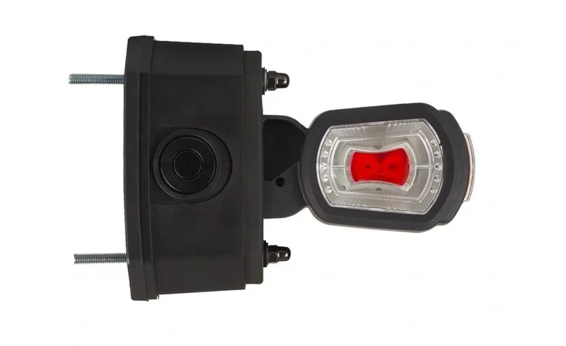 LED breedtelamp rechts met alarm rood-wit-amber 12-24v | MBA-2702RWA-MBA-2702RWA