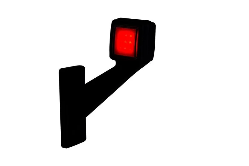 LED breedtelamp rechts rood-wit 12-24v 50cm kabel-MB-4962RW-3