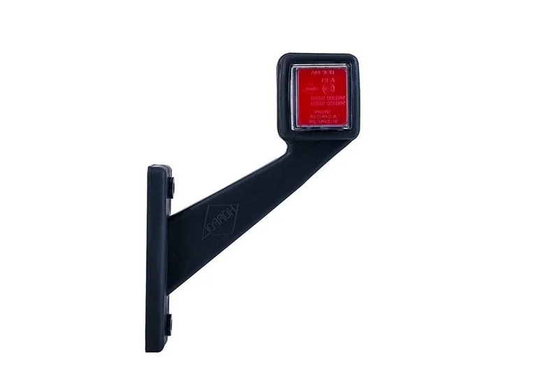 LED breedtelamp rechts rood-wit 12-24v 50cm kabel-MB-4962RW-5