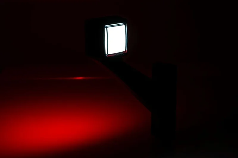 LED breedtelamp rechts rood-wit 12-24v 50cm kabel-MB-4962RW-6