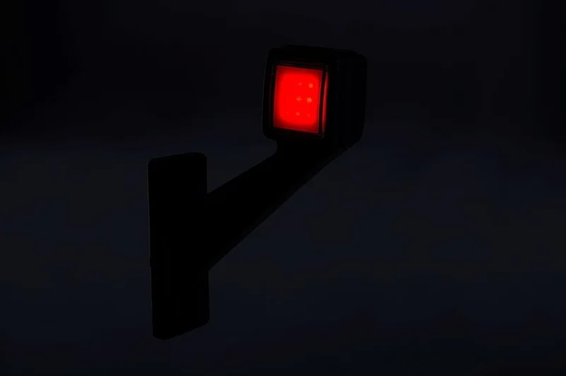 LED breedtelamp rechts rood-wit 12-24v 50cm kabel-MB-4962RW-7