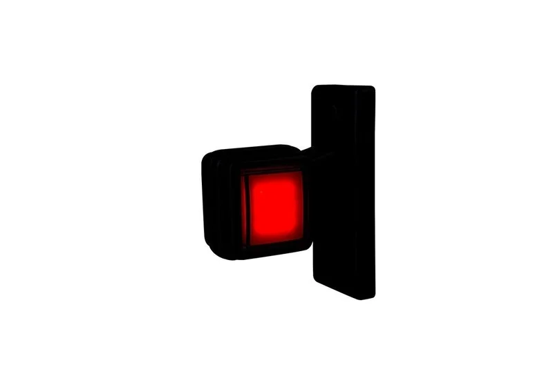 LED breedtelamp rood-wit 12-24v 50cm kabel-MB-4900RW