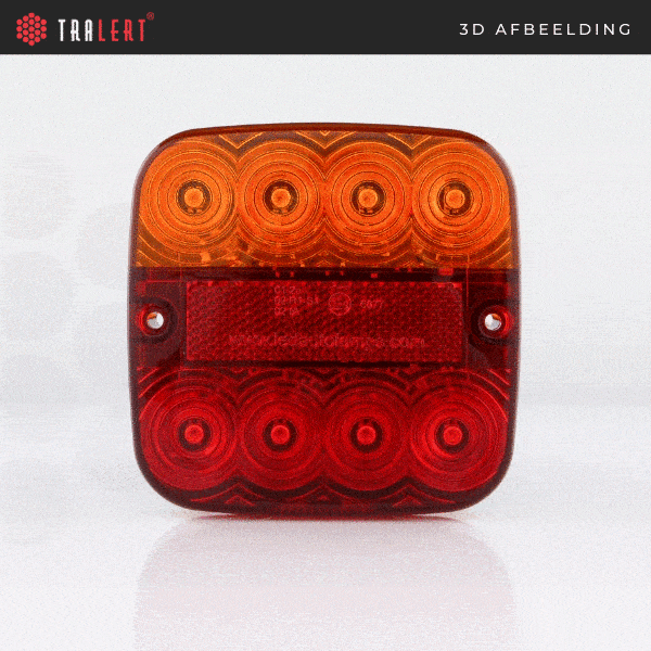 LED compact achterlicht zonder kentekenverlichting | 12-24v | 50cm. kabel | 99ARM-99ARM-4