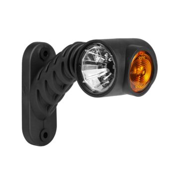 LED dark breedtelamp links rood-wit-amber 12-24v 50cm kabel-MB-4861DRWA