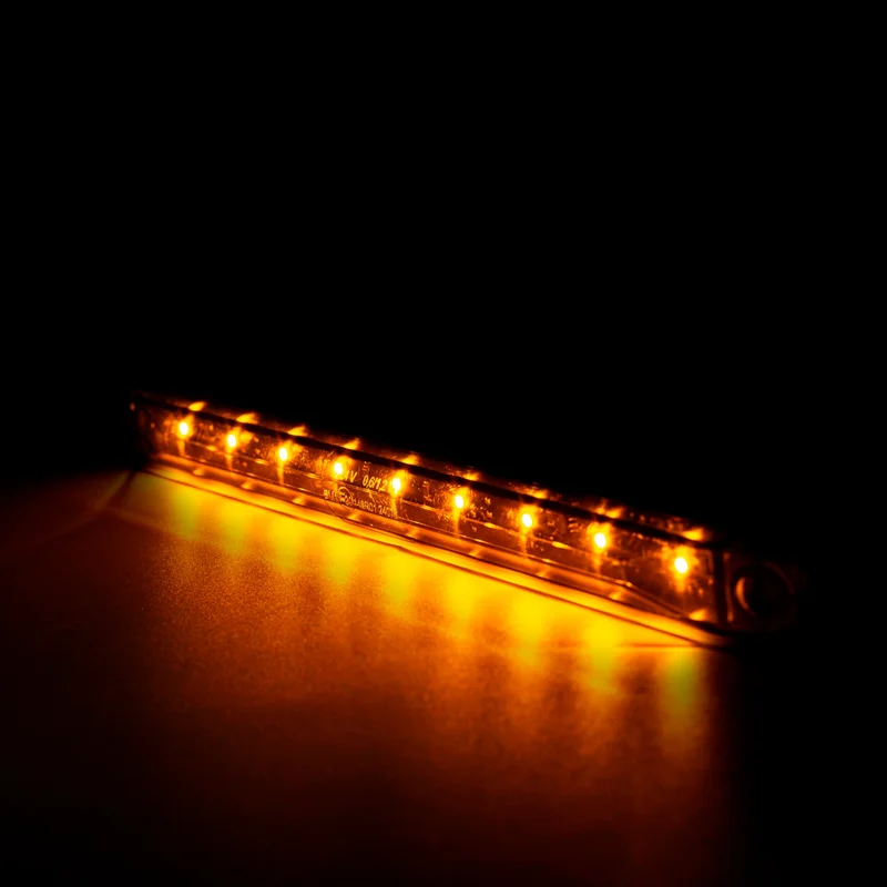 LED dark markeerverlichting amber 12-24v 0