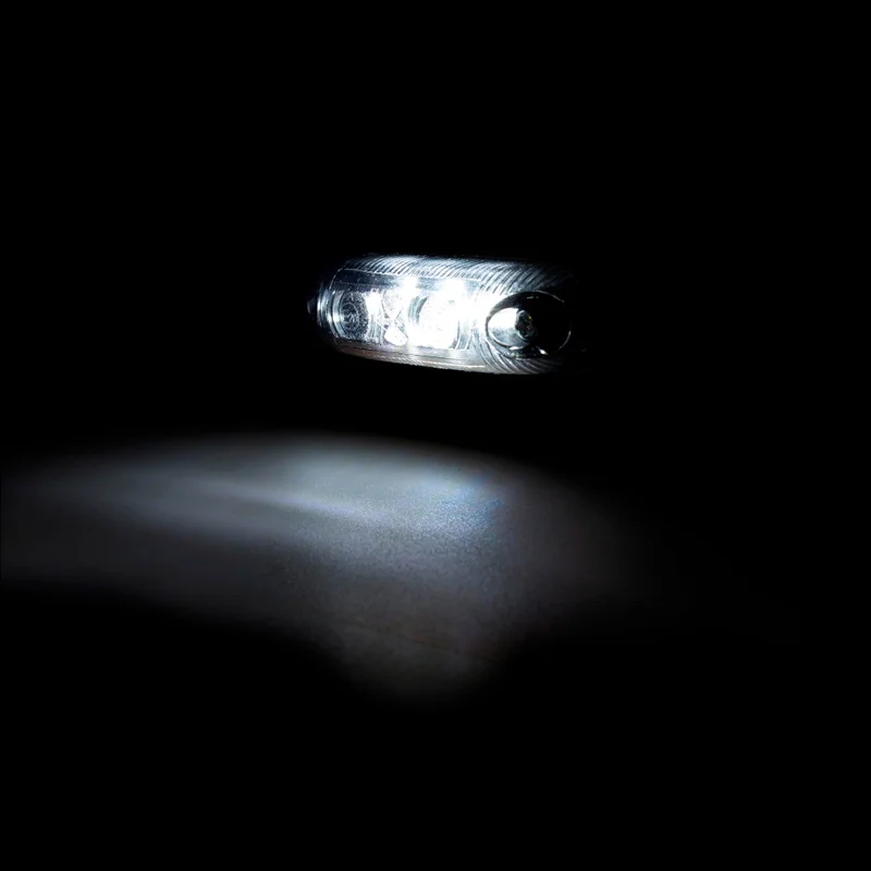 LED dark markeringslicht wit incl. beugel 12-24v 50cm kabel-MV-4050DW-3