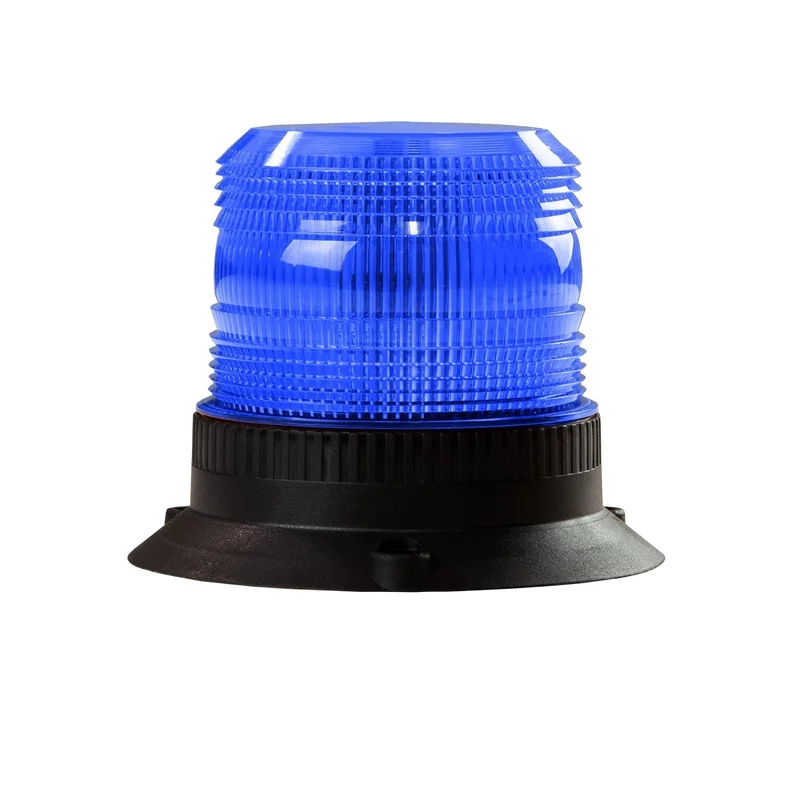 LED flits zwaailamp blauw | 12-24v | R10-EB5010B-2