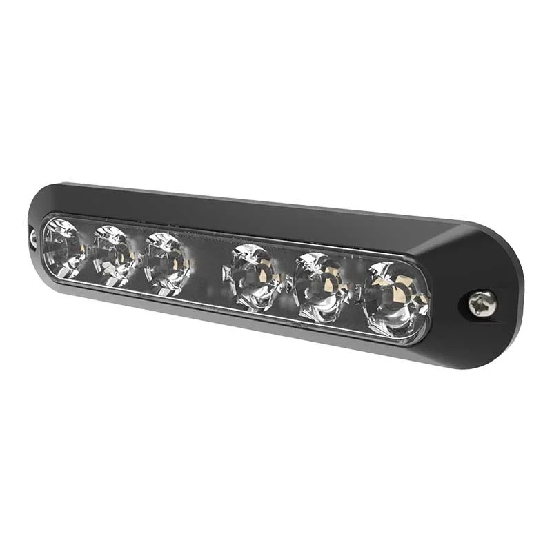 LED flitser 6-LED | R65 | amber | 12-24v | ED3705A-ED3705A