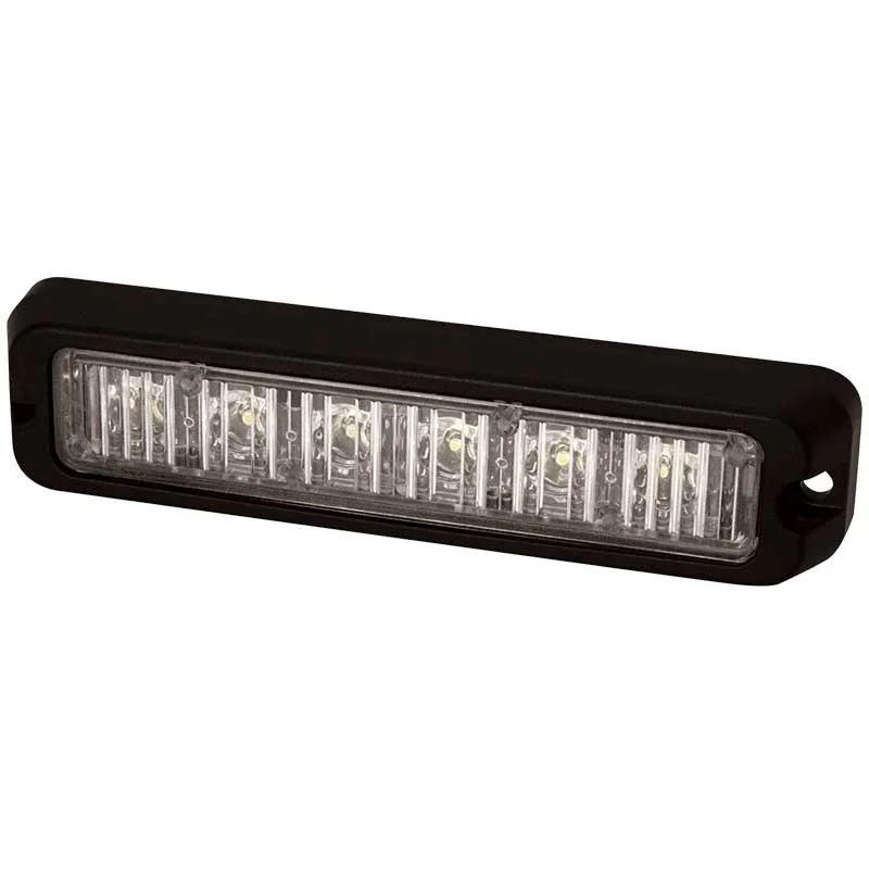 LED flitser 6-LED amber | wit Split colour | 12-24v | ED3706AC-ED3706AC