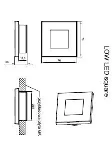 LED interieurverlichting zilver | 12-24v | warm wit licht | I10VW-100S-I10VW-100S-4