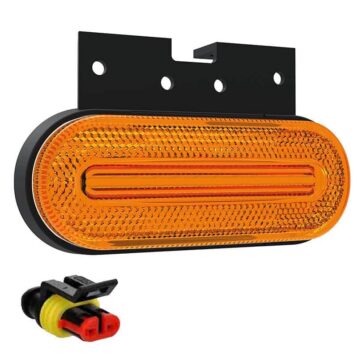 LED markeerlicht amber 12/36V 1