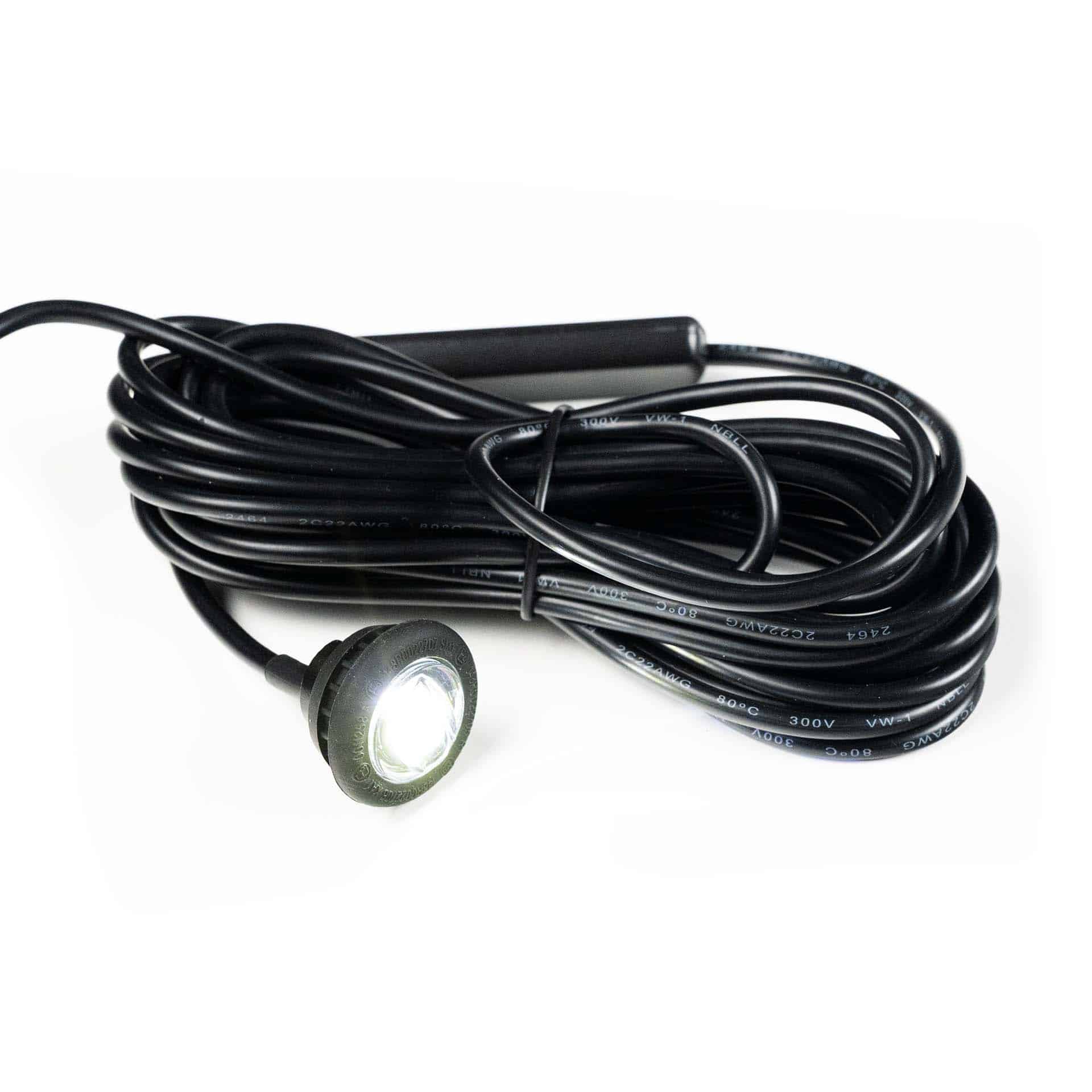 LED markeerlicht wit 12-24v 500cm kabel-MV-4500W-5M