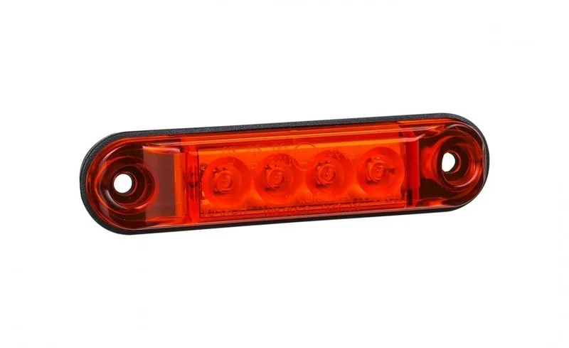 LED markeringslicht Rood | 12-24v | 50cm. kabel | MV-4400R-MV-4400R
