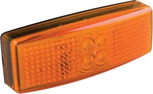 LED markeringslicht amber | 12-24v | 20cm. kabel | 1490AM-1490AM