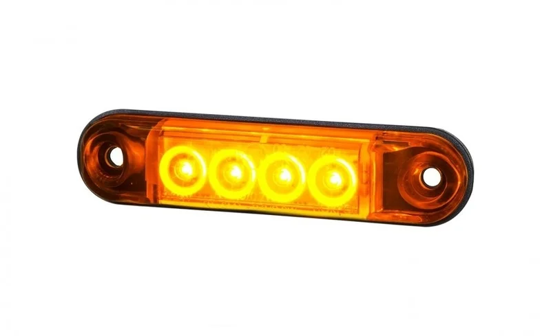 LED markeringslicht amber | 12-24v | 50cm. kabel | MV-4400A-MV-4400A