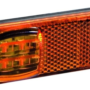 LED markeringslicht amber | 12-36v | 50cm. kabel | AMP connector | M10MV-150A-AMP-M10MV-150A-AMP