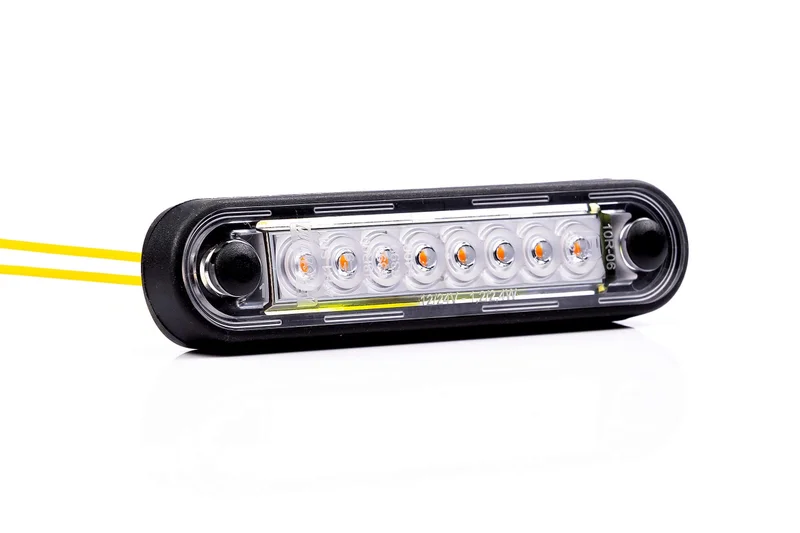 LED markeringslicht -lang amber | 12-24v | 0