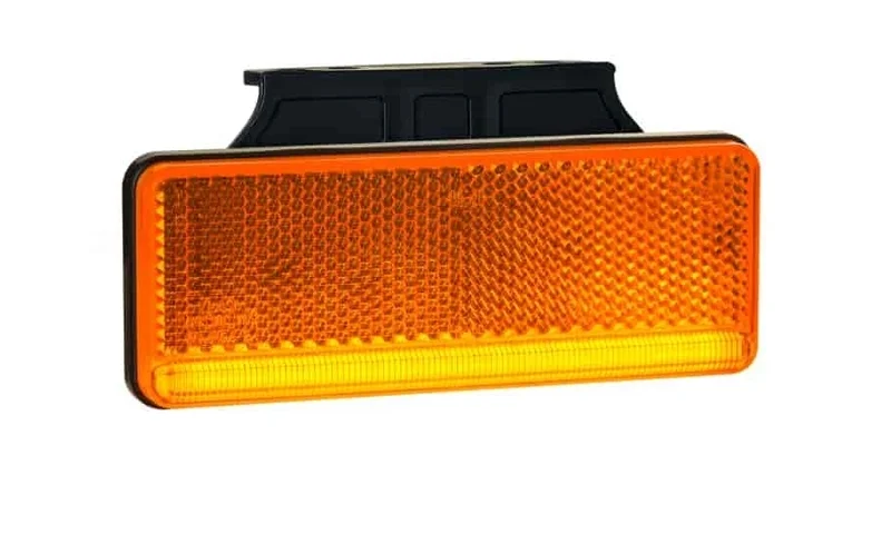 LED markeringslicht neon amber met beugel | 12-24v | 50cm. kabel | MV-3250HA-MV-3250HA-2