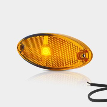 LED markeringslicht ovaal amber | 12-24v | 50cm. kabel | MV-5800A-MV-5800A