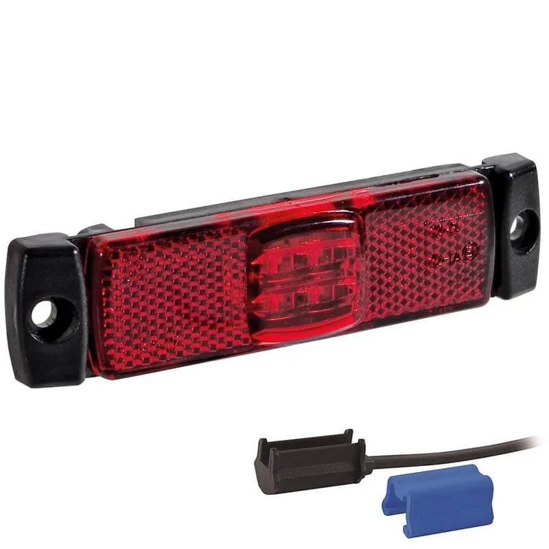 LED markeringslicht rood | 12-24v | 0
