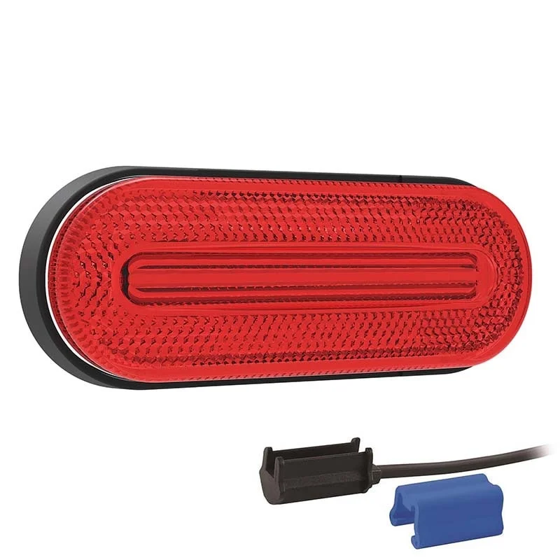 LED markeringslicht rood | 12-24v | 0
