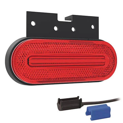 LED markeringslicht rood | 12-24v | 0