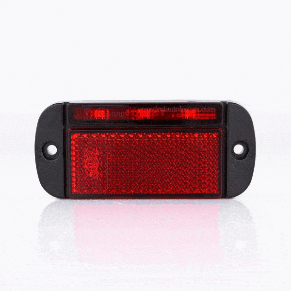 LED markeringslicht rood | 12-24v | 40cm. kabel | 44RME-44RME-3