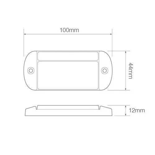 LED markeringslicht rood | 12-24v | 40cm. kabel | 44RME-44RME-4