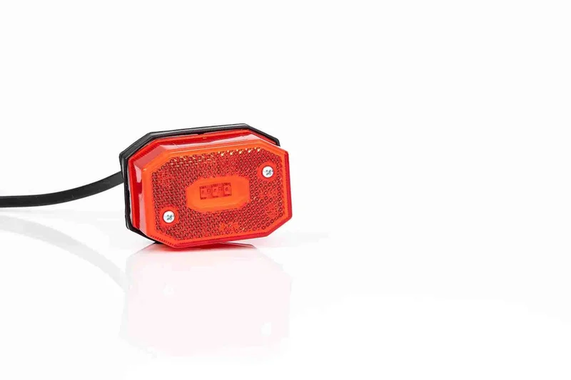LED markeringslicht rood | 12-24v | 50cm. kabel | MV-2700R-MV-2700R