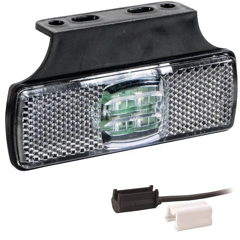 LED markeringslicht wit | 12-24v | 1