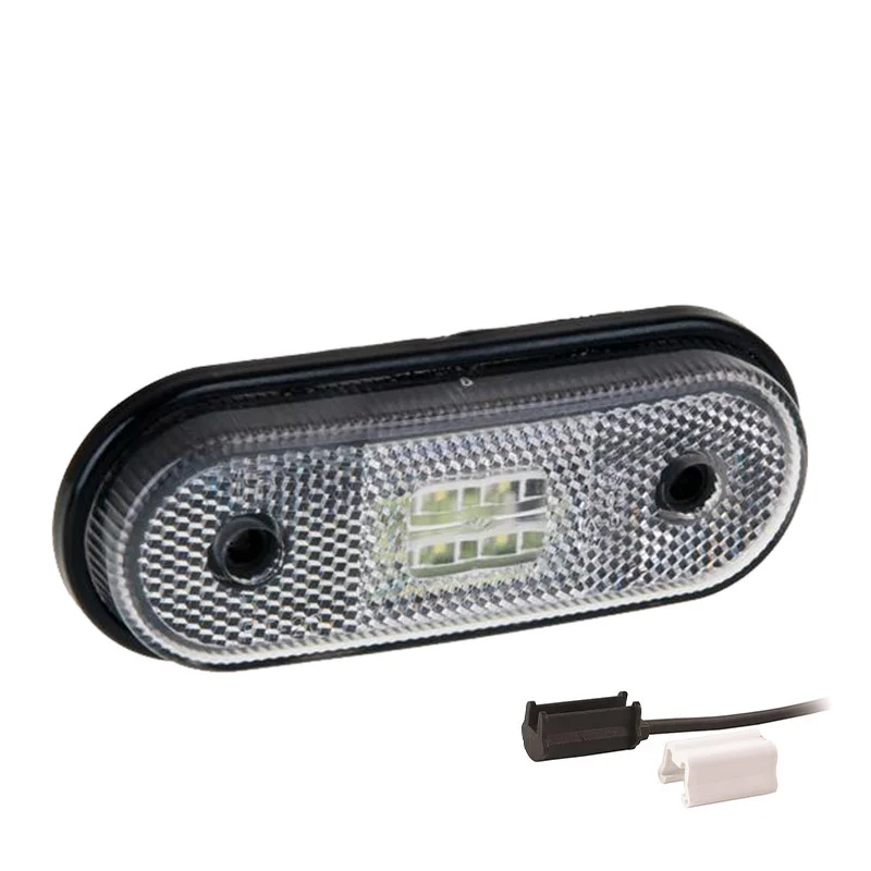 LED markeringslicht wit | 12-24v | 1