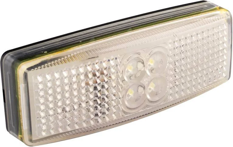LED markeringslicht wit | 12-24v | 20cm. kabel | 1490WM-1490WM